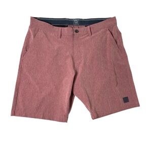 VTG 1946 Shorts Mens 36 Red Performance Hybrid Stretch Quick Dry Outdoor